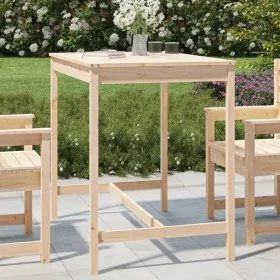 Garden table solid pine wood 121x82.5x110 cm by vidaXL, Garden tables - Ref: Foro24-824088, Price: 107,16 €, Discount: %