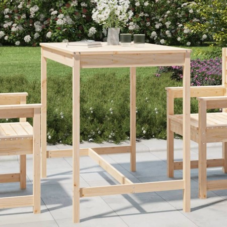 Garden table solid pine wood 121x82.5x110 cm by vidaXL, Garden tables - Ref: Foro24-824088, Price: 108,54 €, Discount: %