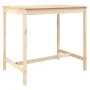 Garden table solid pine wood 121x82.5x110 cm by vidaXL, Garden tables - Ref: Foro24-824088, Price: 107,16 €, Discount: %