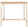 Garden table solid pine wood 121x82.5x110 cm by vidaXL, Garden tables - Ref: Foro24-824088, Price: 108,54 €, Discount: %