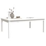 Gartentisch aus massivem weißem Kiefernholz 121x82,5x45 cm von vidaXL, Gartentische - Ref: Foro24-824128, Preis: 104,27 €, Ra...