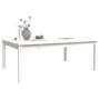 Mesa de jardín madera maciza pino blanco 121x82,5x45 cm de vidaXL, Mesas de jardín - Ref: Foro24-824128, Precio: 102,64 €, De...