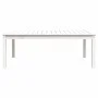 Mesa de jardín madera maciza pino blanco 121x82,5x45 cm de vidaXL, Mesas de jardín - Ref: Foro24-824128, Precio: 102,64 €, De...