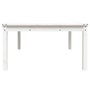 Gartentisch aus massivem weißem Kiefernholz 121x82,5x45 cm von vidaXL, Gartentische - Ref: Foro24-824128, Preis: 104,27 €, Ra...