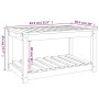 Solid pine wood garden table 82.5x50.5x45 cm by vidaXL, Garden tables - Ref: Foro24-824134, Price: 79,01 €, Discount: %