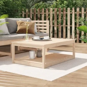 Mesa de jardín madera maciza pino 121x82,5x45 cm de vidaXL, Mesas de jardín - Ref: Foro24-824148, Precio: 112,08 €, Descuento: %