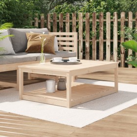 Solid pine wood garden table 121x82.5x45 cm by vidaXL, Garden tables - Ref: Foro24-824148, Price: 113,47 €, Discount: %