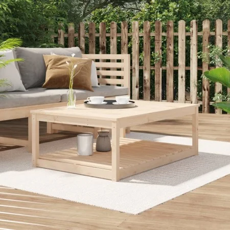 Mesa de jardín madera maciza pino 121x82,5x45 cm de vidaXL, Mesas de jardín - Ref: Foro24-824148, Precio: 112,08 €, Descuento: %