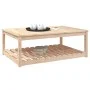Mesa de jardín madera maciza pino 121x82,5x45 cm de vidaXL, Mesas de jardín - Ref: Foro24-824148, Precio: 112,08 €, Descuento: %