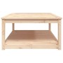 Mesa de jardín madera maciza pino 121x82,5x45 cm de vidaXL, Mesas de jardín - Ref: Foro24-824148, Precio: 113,47 €, Descuento: %