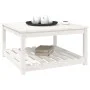 Garden table solid white pine wood 82.5x82.5x45 cm by vidaXL, Garden tables - Ref: Foro24-824142, Price: 102,38 €, Discount: %