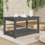Solid gray pine garden table 82.5x50.5x45 cm by vidaXL, Garden tables - Ref: Foro24-824136, Price: 88,44 €, Discount: %