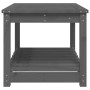 Mesa de jardín madera maciza de pino gris 82,5x50,5x45 cm de vidaXL, Mesas de jardín - Ref: Foro24-824136, Precio: 87,91 €, D...