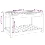 Solid gray pine garden table 82.5x50.5x45 cm by vidaXL, Garden tables - Ref: Foro24-824136, Price: 88,44 €, Discount: %