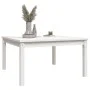 Gartentisch aus massivem weißem Kiefernholz 82,5x82,5x45 cm von vidaXL, Gartentische - Ref: Foro24-824121, Preis: 74,58 €, Ra...