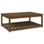 Garden table solid pine wood honey brown 121x82.5x45 cm by vidaXL, Garden tables - Ref: Foro24-824151, Price: 110,27 €, Disco...
