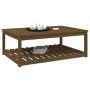 Garden table solid pine wood honey brown 121x82.5x45 cm by vidaXL, Garden tables - Ref: Foro24-824151, Price: 110,27 €, Disco...