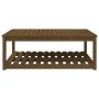 Gartentisch aus massivem Kiefernholz, honigbraun, 121 x 82,5 x 45 cm von vidaXL, Gartentische - Ref: Foro24-824151, Preis: 11...