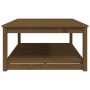 Garden table solid pine wood honey brown 121x82.5x45 cm by vidaXL, Garden tables - Ref: Foro24-824151, Price: 111,32 €, Disco...