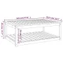 Gartentisch aus massivem Kiefernholz, honigbraun, 121 x 82,5 x 45 cm von vidaXL, Gartentische - Ref: Foro24-824151, Preis: 11...