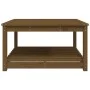 Gartentisch aus massivem Kiefernholz, honigbraun, 82,5 x 82,5 x 45 cm von vidaXL, Gartentische - Ref: Foro24-824144, Preis: 8...