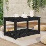 Garden table solid black pine wood 82.5x50.5x45 cm by vidaXL, Garden tables - Ref: Foro24-824138, Price: 84,24 €, Discount: %
