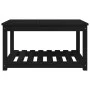 Garden table solid black pine wood 82.5x50.5x45 cm by vidaXL, Garden tables - Ref: Foro24-824138, Price: 84,24 €, Discount: %