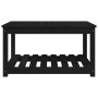 Mesa de jardín madera maciza pino negro 82,5x50,5x45 cm de vidaXL, Mesas de jardín - Ref: Foro24-824138, Precio: 85,27 €, Des...