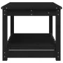 Garden table solid black pine wood 82.5x50.5x45 cm by vidaXL, Garden tables - Ref: Foro24-824138, Price: 84,24 €, Discount: %