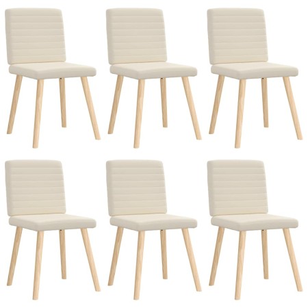 Sillas de comedor 6 unidades lino
