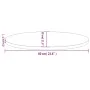 Ovale Tischplatte aus massivem Kiefernholz 60x30x2,5 cm von vidaXL, Tischplatten - Ref: Foro24-824310, Preis: 30,37 €, Rabatt: %