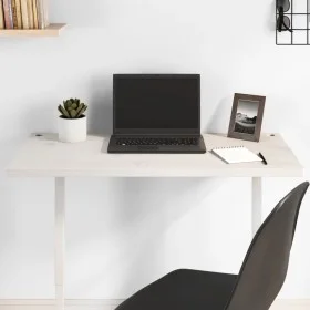 Solid white pine wood desk board 80x40x2.5 cm by vidaXL, Desk accessories and products - Ref: Foro24-824451, Price: 40,35 €, ...