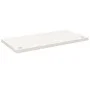 Tablero de escritorio madera maciza de pino blanco 80x40x2,5 cm de vidaXL, Accesorios y productos para escritorios - Ref: For...