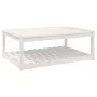 Garden table solid white pine wood 121x82.5x45 cm by vidaXL, Garden tables - Ref: Foro24-824149, Price: 138,71 €, Discount: %