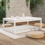 Gartentisch aus massivem weißem Kiefernholz 121x82,5x45 cm von vidaXL, Gartentische - Ref: Foro24-824149, Preis: 138,71 €, Ra...