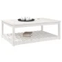 Garden table solid white pine wood 121x82.5x45 cm by vidaXL, Garden tables - Ref: Foro24-824149, Price: 138,71 €, Discount: %