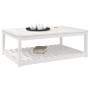 Mesa de jardín madera maciza pino blanco 121x82,5x45 cm de vidaXL, Mesas de jardín - Ref: Foro24-824149, Precio: 134,73 €