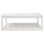 Gartentisch aus massivem weißem Kiefernholz 121x82,5x45 cm von vidaXL, Gartentische - Ref: Foro24-824149, Preis: 138,71 €, Ra...