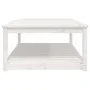 Garden table solid white pine wood 121x82.5x45 cm by vidaXL, Garden tables - Ref: Foro24-824149, Price: 138,71 €, Discount: %