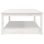 Gartentisch aus massivem weißem Kiefernholz 121x82,5x45 cm von vidaXL, Gartentische - Ref: Foro24-824149, Preis: 138,71 €, Ra...