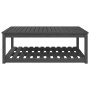 Garden table solid gray pine wood 121x82.5x45 cm by vidaXL, Garden tables - Ref: Foro24-824150, Price: 151,86 €, Discount: %