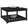 Mesa de jardín madera maciza pino negro 82,5x82,5x45 cm de vidaXL, Mesas de jardín - Ref: Foro24-824145, Precio: 82,61 €