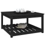 Mesa de jardín madera maciza pino negro 82,5x82,5x45 cm de vidaXL, Mesas de jardín - Ref: Foro24-824145, Precio: 113,84 €, De...