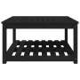 Gartentisch aus massivem schwarzem Kiefernholz 82,5 x 82,5 x 45 cm von vidaXL, Gartentische - Ref: Foro24-824145, Preis: 113,...
