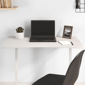 Tablero de escritorio madera maciza de pino blanco 80x40x2,5 cm