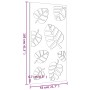 Corten steel garden wall ornament leaf design 105x55 cm by vidaXL, Posters, prints and visual art - Ref: Foro24-824488, Price...
