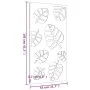 Corten steel garden wall ornament leaf design 105x55 cm by vidaXL, Posters, prints and visual art - Ref: Foro24-824488, Price...