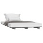 Estructura de cama madera maciza de pino gris 90x200 cm de vidaXL, Camas y somieres - Ref: Foro24-824550, Precio: 95,37 €, De...