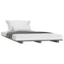 Estructura de cama madera maciza de pino gris 90x200 cm de vidaXL, Camas y somieres - Ref: Foro24-824550, Precio: 94,13 €, De...