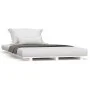 Estructura de cama madera maciza de pino blanco 90x200 cm de vidaXL, Camas y somieres - Ref: Foro24-824549, Precio: 78,25 €, ...